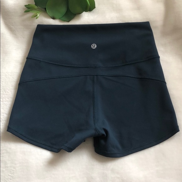 lululemon athletica Pants - NEW Lululemon Teal Yoga Shorts Size 6